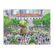 Galison Springtime at the Library Michael Storrings Double-Sided 500pc Jigsaw Puzzle