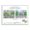 Galison Springtime at the Library Michael Storrings Double-Sided 500pc Jigsaw Puzzle