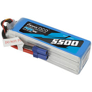 Gens Ace 14.8V 4S 5500mAh 60C Soft Case LiPo Battery (EC5 Plug)