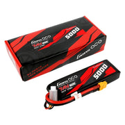 Gens Ace 7.4V 2S 5000mAh 60C Soft Case LiPo Battery (XT60 Plug)