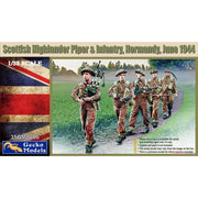 Gecko Models 35GM0006 1/35 Scottish Highlander Piper and Infantrie Normandy June 1944