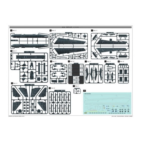 Great Wall L1009 1/144 B-52G Stratofortress – Metro Hobbies