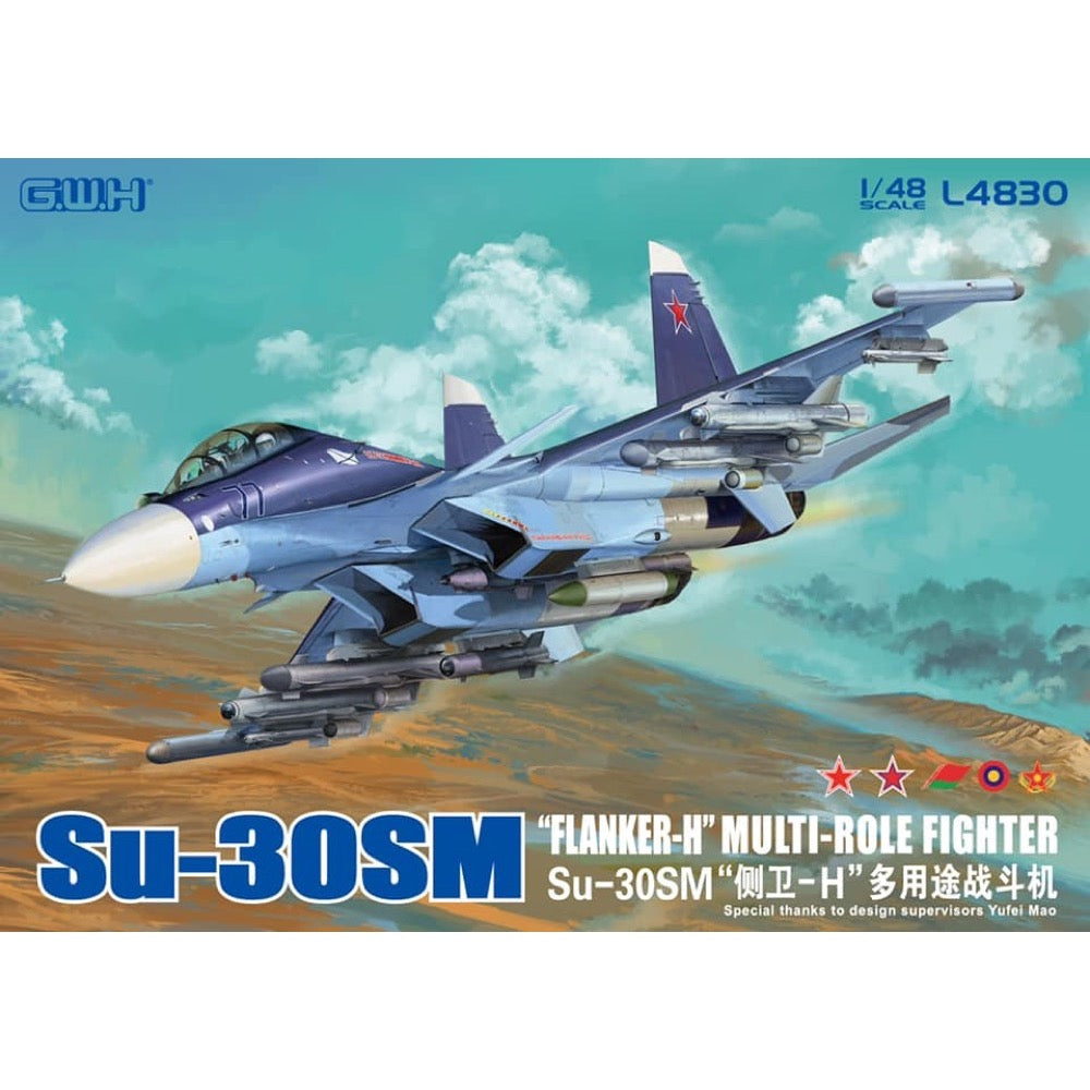 Great Wall Hobby L4830 1/48 Su-30SM Flanker H – Metro Hobbies