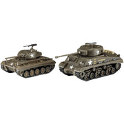 Hasegawa 30068 1/72 M4A3E8 Sherman and M24 Chaffee U.S. Army Main Battle Tank Combo (2 Kits)