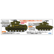 Hasegawa 30068 1/72 M4A3E8 Sherman and M24 Chaffee U.S. Army Main Battle Tank Combo (2 Kits)