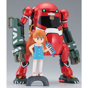 Hasegawa 52279 1/20 20 MechatroWeGo Eva Collab Series Vol.2 Nigouki Power Arm and Asuka Shikinami Langley