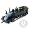 Haskell On30 VR NA Class Puffing Billy Locomotive Black with Original Smoke Stack