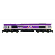 Hornby R30332 GBRf Class 66 Co-Co 66734 Platinum Jubilee 2014 - 2024 Locomotive