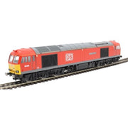 Hornby R3885 OO DB Cargo UK Class 60 Co-Co 60062 Stainless Pioneer Locomotive