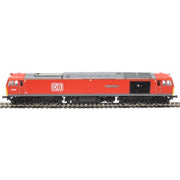 Hornby R3885 OO DB Cargo UK Class 60 Co-Co 60062 Stainless Pioneer Locomotive