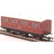 Hornby R40089 OO NBR 6 Wheel Coach 1st Class 414