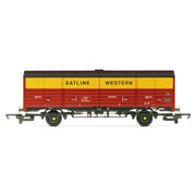 Hornby R60229 OO RailRoad Satlink Western 45t ZRA Closed Van KDC201003 Era 8