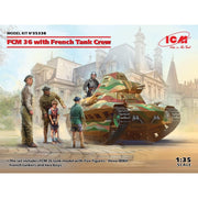 ICM 35338 1/35 FCM 36 with French Tank Crew Plastic Model Kit