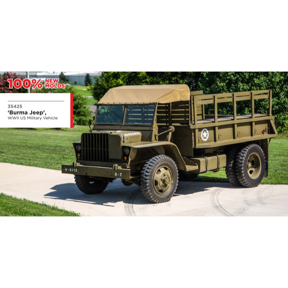 ICM 35425 1/35 Ford GTB Burma Jeep WWII US Military Vehicle