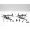 ICM DS4802 1/48 RAF Airfield Spitfire Mk IX Spitfire Mk VII RAF Pilots and Ground Personnel 7 Figures