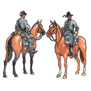 Italeri 6011 1/72 Figures Confederate Cavalry Civil War