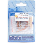 DCC Concepts LED-NLAM NANOlight LEDs Amber 6 Pack with Resistors