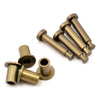 Losi LOSB2074 Front King Pins and Arm Bushings Aluminium