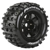 Louise LT3325BH MFT 1/8 ST-Pioneer Stadium Truck Tyre Sport with 1/2 Offset Black Rim Hex 17mm Mounted