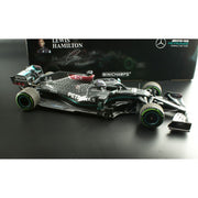 Minichamps 110201444 1/18 Mercedes-AMG Petronas F1 Team W11 EQ Performance - Lewis Hamilton - Winner Turkish GP 2020 7th World Title Diecast Car