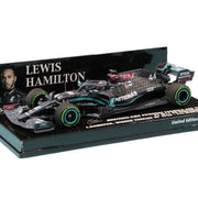 Minichamps 410201444 1/43 Mercedes-AMG Petronas F1 Team W11 EQ Performance Lewis Hamilton Winner Turkish GP 2020 7th World Title