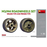 Miniart 35220 1/35 M3/M4 Roadwheels Set Welded Type and Pressed Type