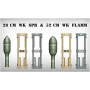 MiniArt 35316 1/35 German Rockets 28cm WK Spr & 32cm WK Flamm