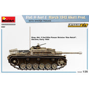 MiniArt 35367 1/35 StuG III Ausf. G March 1943 Alkett Prod with Winter Tracks Interior Kit