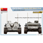 MiniArt 35367 1/35 StuG III Ausf. G March 1943 Alkett Prod with Winter Tracks Interior Kit