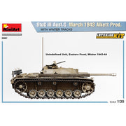 MiniArt 35367 1/35 StuG III Ausf. G March 1943 Alkett Prod with Winter Tracks Interior Kit