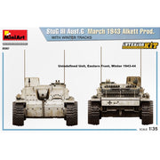 MiniArt 35367 1/35 StuG III Ausf. G March 1943 Alkett Prod with Winter Tracks Interior Kit