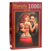 Magnolia Puzzle 3402 Lydia the Tattooed Lady Mark Fredrickson Special Edition 1000pc Jigsaw Puzzle