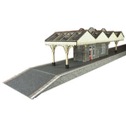 Metcalfe PO322 OO/HO Island Platform Building Card Kit