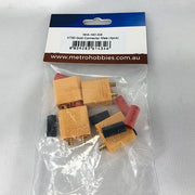 Metro Hobbies XT90 Gold Connector Male (4pcs)