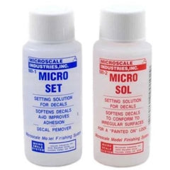 How do I use Micro sol and Micro set with waterslide decals (transfers)? 🚂