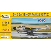 Mark One Models 144136 1/144 De Havilland Sea Venom FAW 22/53/TT 53 Australia Plastic Model Kit