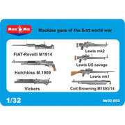 Micro-Mir 32003 1/32 Machine Guns Of The First World War Plastic Model Kit