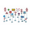 Noch 60521 HO Assorted Traffic Signs 270pcs