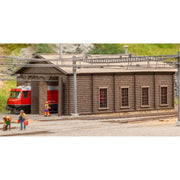 Noch 63025 N Bergun Locomotive Shed Laser Cut Kit