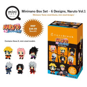 Nanoblock NBMC-045S Mininano Naruto Vol. 1 6 Designs Assorted 1pc