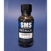 SMS PMT08 Premium Acrylic Lacquer Metallic Gunmetal 30ml