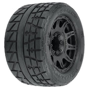 Proline PR10206-10 1/8 Menace HP Belted Front Rear 3.8 inch MT Tires Mounted 17mm Black Raid 2pc