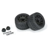 Proline PR10206-10 1/8 Menace HP Belted Front Rear 3.8 inch MT Tires Mounted 17mm Black Raid 2pc