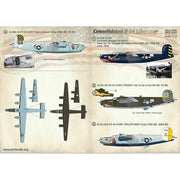 Printscale Decals 1/72 Consolidated B-24 Liberator