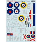 Printscale Decals 1/72 Vickers Wellington Mk.IA/Mk.IC & GR Mk.VIII Part 1