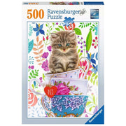 Ravensburger 15037-3 Kitten in a Cup 500pc Jigsaw Puzzle