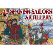 Red Box 72104 1/72 Spanish Sailors Artillery 16-17 century