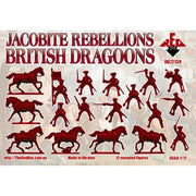 Red Box 72139 1/72 Jacobite Rebellion British Dragoons 1745