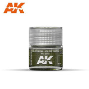 AK Interactive RC047 Real Colors Olivgrun-Olive Green RAL 6003 Paint Acrylic Lacquer 10mL