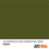 AK Interactive RC047 Real Colors Olivgrun-Olive Green RAL 6003 Paint Acrylic Lacquer 10mL*